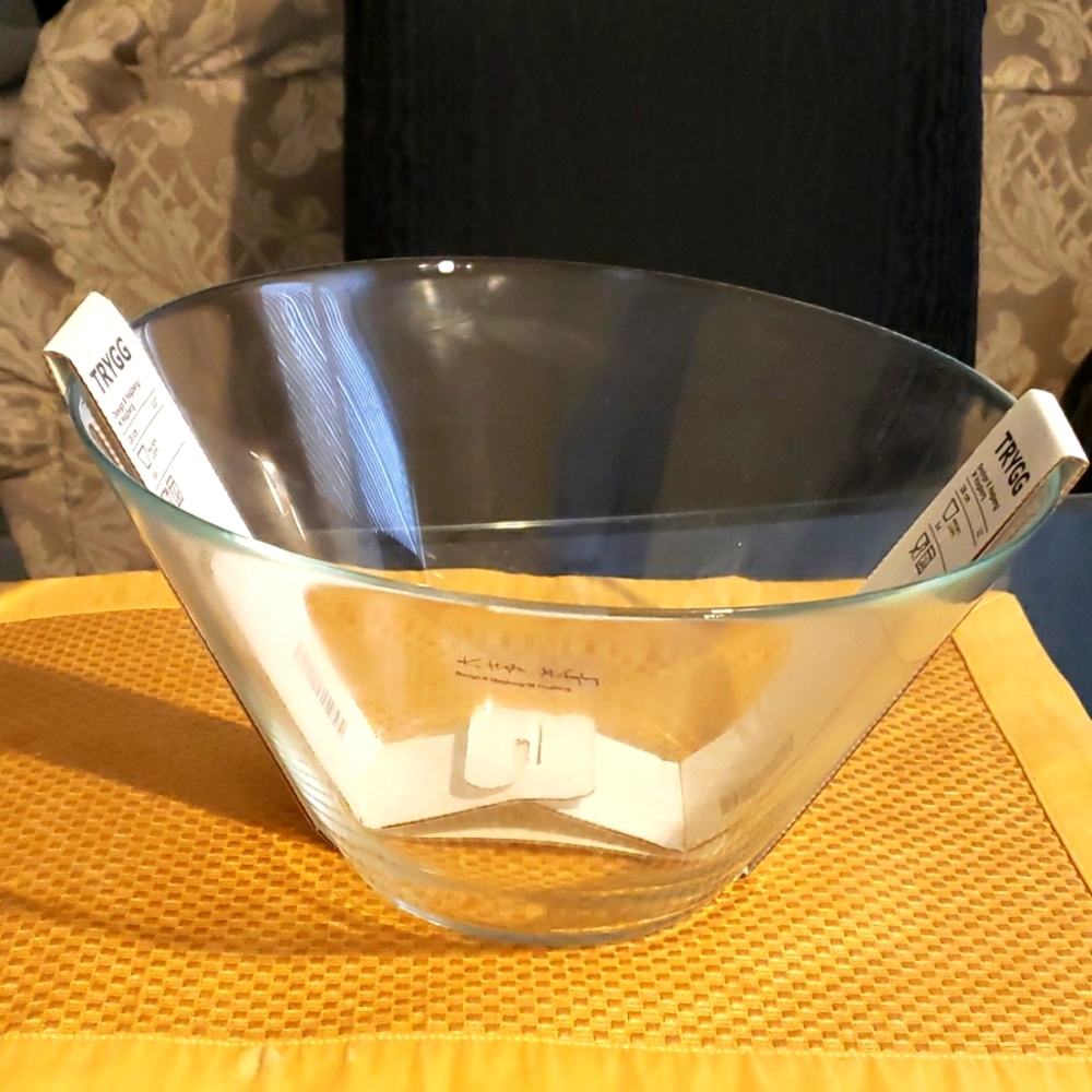Glass Salad Bowl